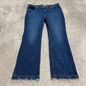 Levi's 725 High Rise Bootcut Denim Jeans Womens 20W Blue Dark Wash Stretch 39x30
